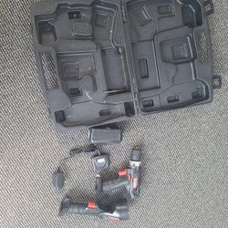 Drill Machine With Flashlight Charger Battery