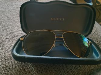 Like new Gucci GG1311S Ruthenium Aviator Unisex Sunglasses