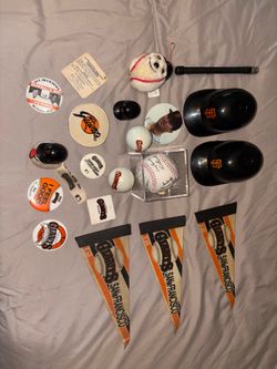 Vintage San Francisco Giants Baseball Sport Memorabilia