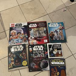 Star Wars lot. new stickers and books. 