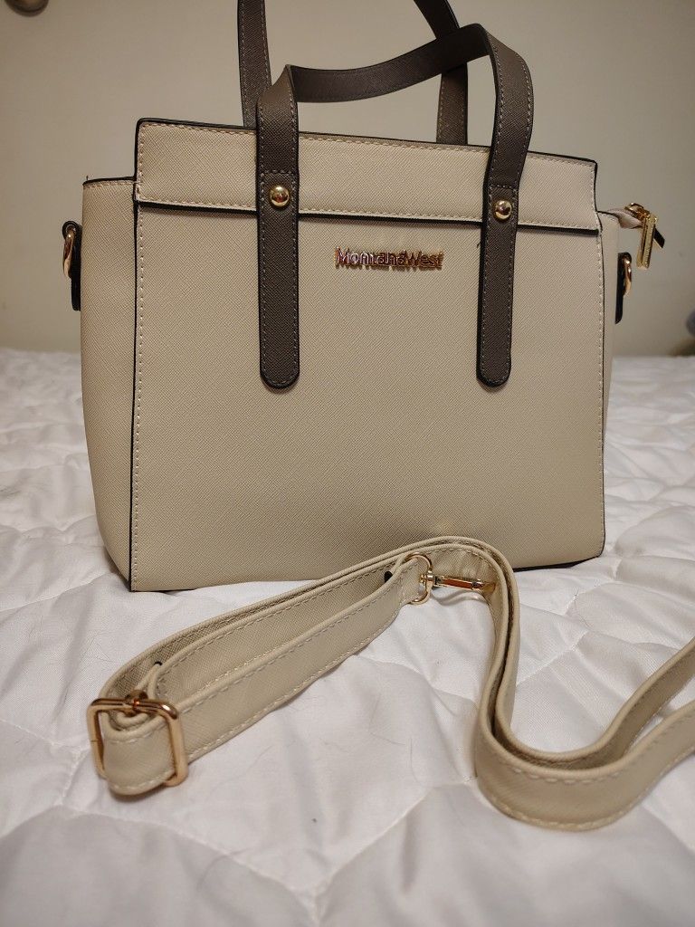 Montana West Beige Tan Brown Small Purse *NEW*