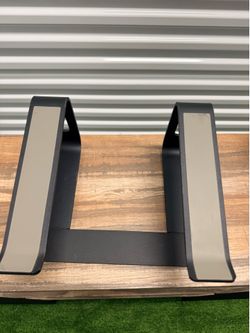 Black Metal Laptop Stand