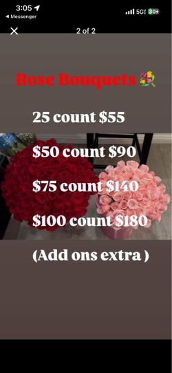 Rose bouquets/ Ramos Buchones