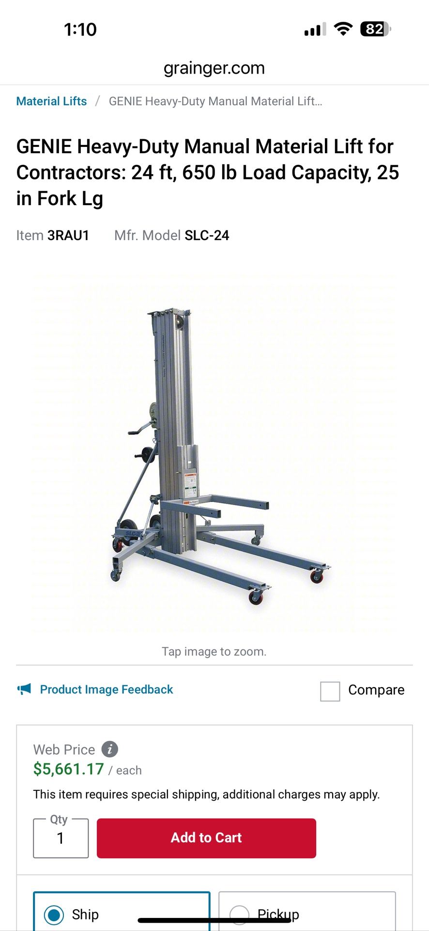 Genie Lift Slc 24 Contractors Super Lift for Sale in Homestead, FL ...