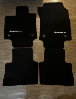 OEM 2022-Onward Lexus NX Floor Mats (Front and Back)