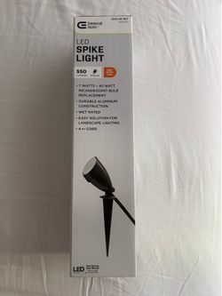 Commercial Electric LED Spike Light BRAND NEW ORG. $15 GOT 10+ AVALIABLE