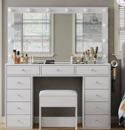 Wayfair vanity with lights