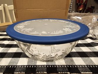 Wildflower Princess House Large Serving Bowl