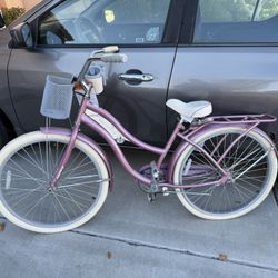 Pink Huffy Cruiser Bike
