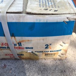 2 “ Round Cap Masonry Nails