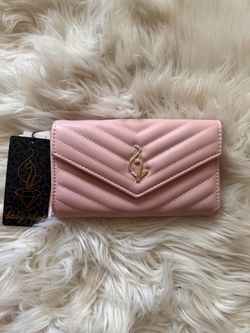 Baby Phat pink quilted wallet. NEW