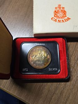 1972 canadian silver dollar