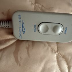 Select comfort queen size mattress with 6drawer storage bed frame