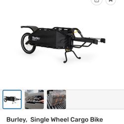 Burley Single Wheel Cargo Bike Trailer