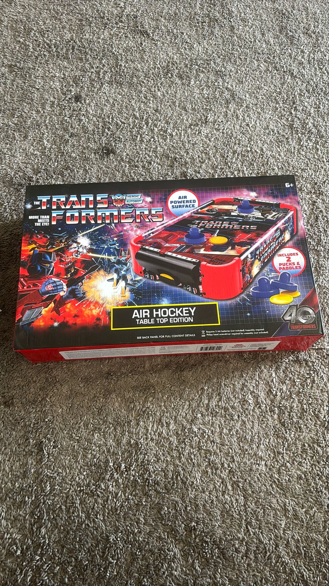 Brand New Transformers Air hockey