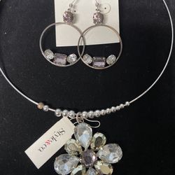 Necklace And earrings New With price Tags 