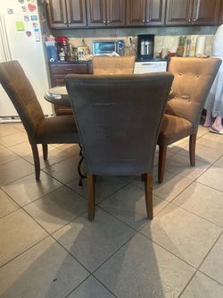 Dining room chairs without the table