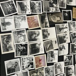 Vintage 1(contact info removed) Black & White Photo Bundle Lot