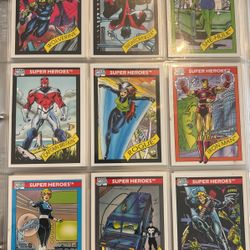Marvel superheroes Card Sets 1990 And 1991 