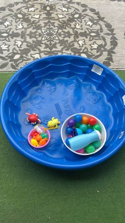 36 Inch Pool + Toys