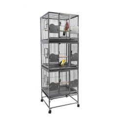 Bird Cage Triple Stacked (24”x22”x72”)