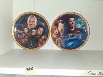 2 Star Trek  plates
