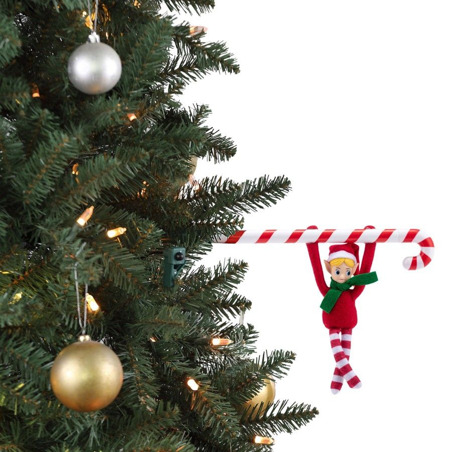 Mr. Christmas Animated Candy Cane Elf Acrobat- Red. Christmas Home Decorations | Tree Ornament 🎅🎄✨️