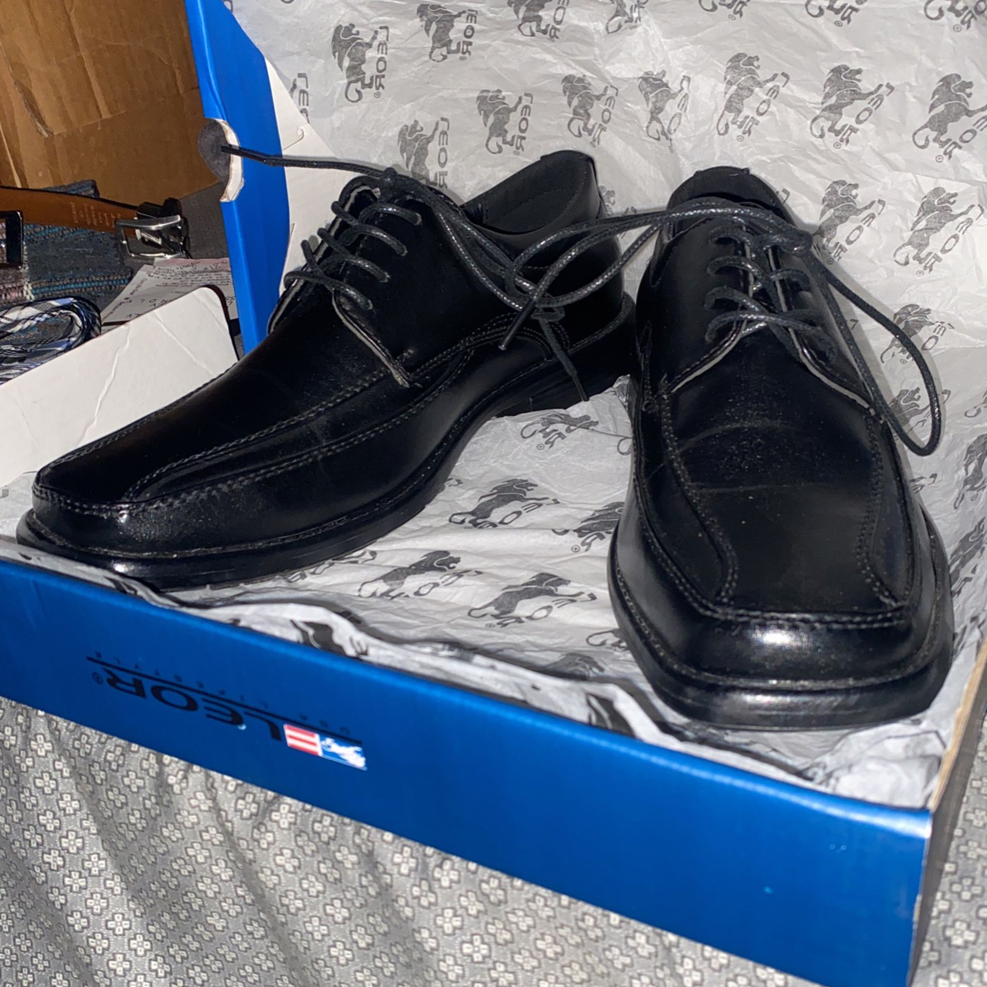 Mens OXFORD Dress Shoes - LEOR - DALLAS MOC TOE MENS