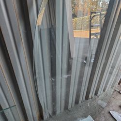 Oval Bevaled Glass Table Top