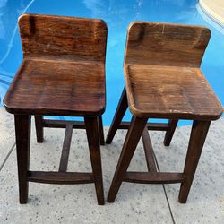 Wooden Bar Stools