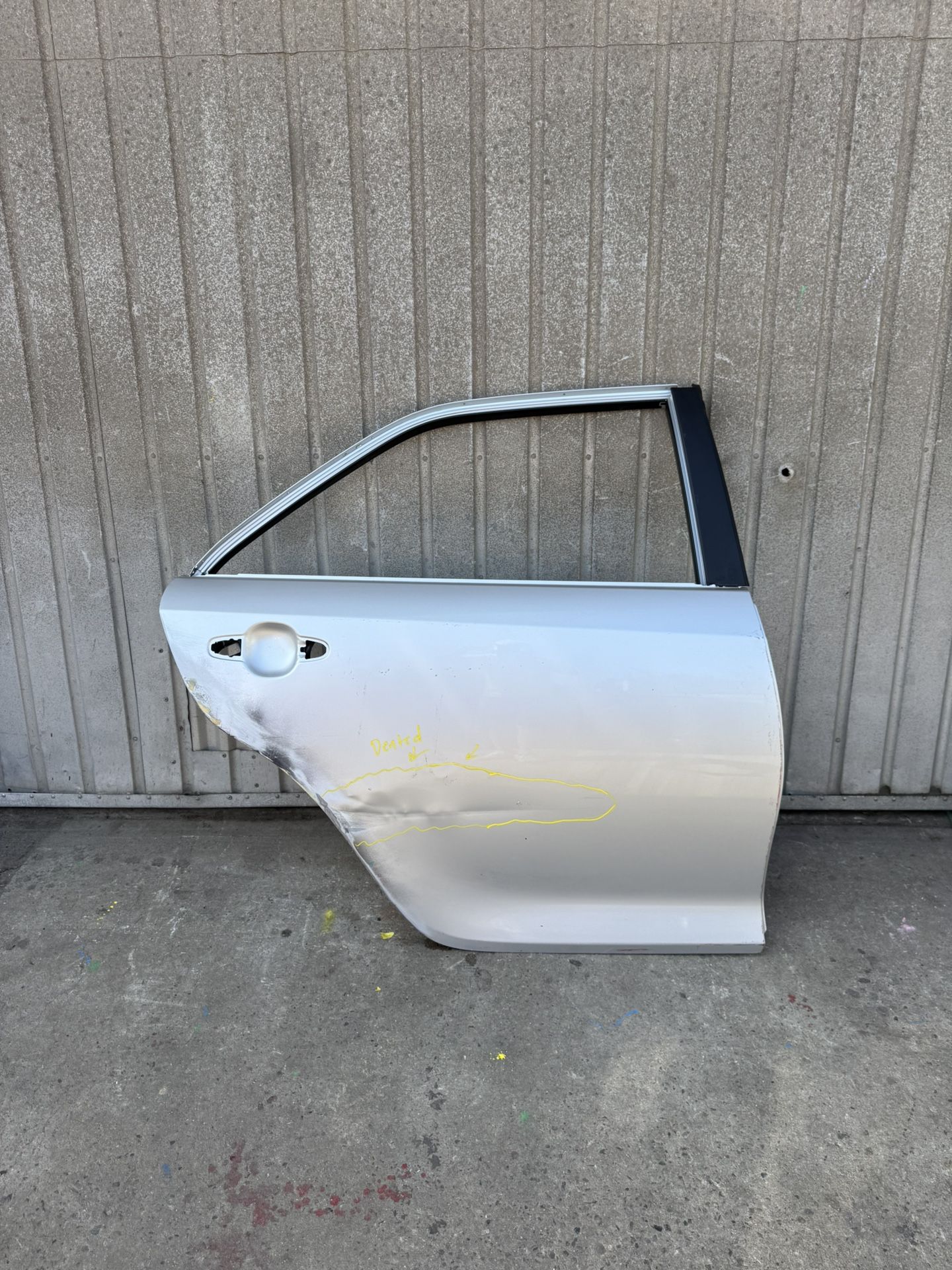 2012 2013 2014 Toyota Camry Rear Door Shell Right Passenger Side RH Used Original Oem