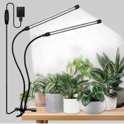 Grow Lights for Indoor Plants - 96 LED Full Spectrum Clip Plant Growing Light with 5-Level Dimmable