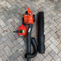 Gas echo leaf blower with attachments