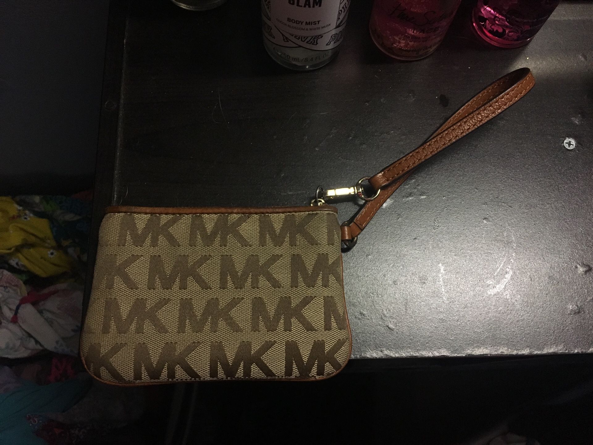 Real MK wristlet wallet