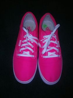 Pink Vans size 7. New