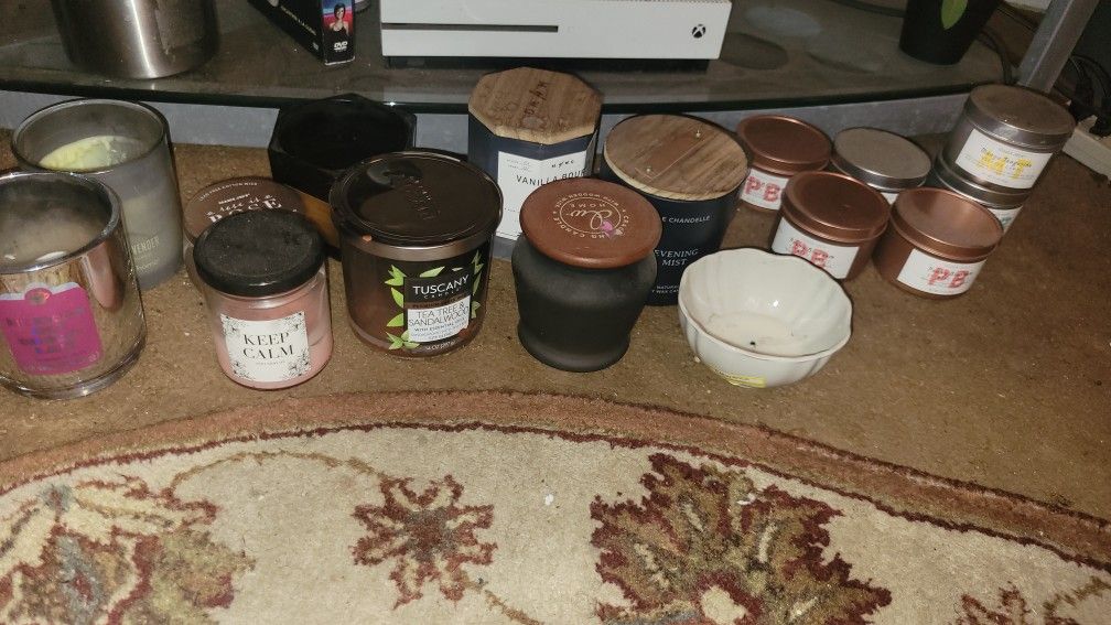 EMPTY CANDLE JARS