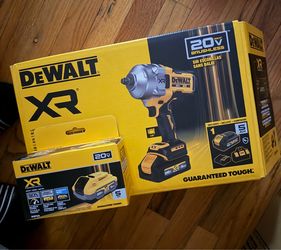 Brand New Sealed DeWalt 20V MAX XR 1/2” High Torque Impact Wrench Kit
