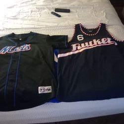 Bundle 1 Majestic Newyork Mets Button Up Size  2xl   Stall&Dean Ruckers Throwback Jersey Size 56