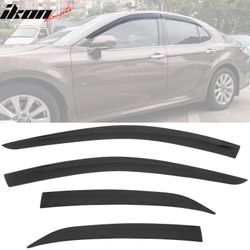 Fits 2018-2024 Toyota Camry Window Visor Low Profile Rain Sun Guard Acrylic Deflector