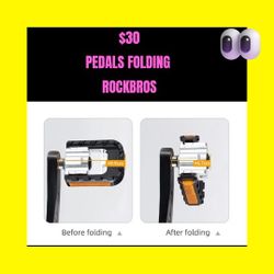 🐦‍🔥.FOLDING BIKE PEDALS HI-QUALITY ROCKBROS 