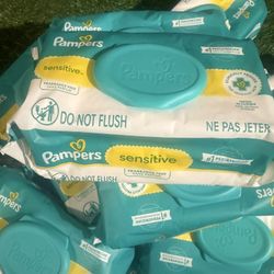 Pampers Sensitive Wipes 84 Count