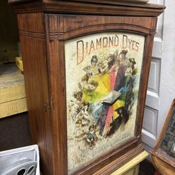 Old antique Diamond Dyes Cabinet