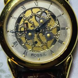 Fossil Skeleton Gear Watch