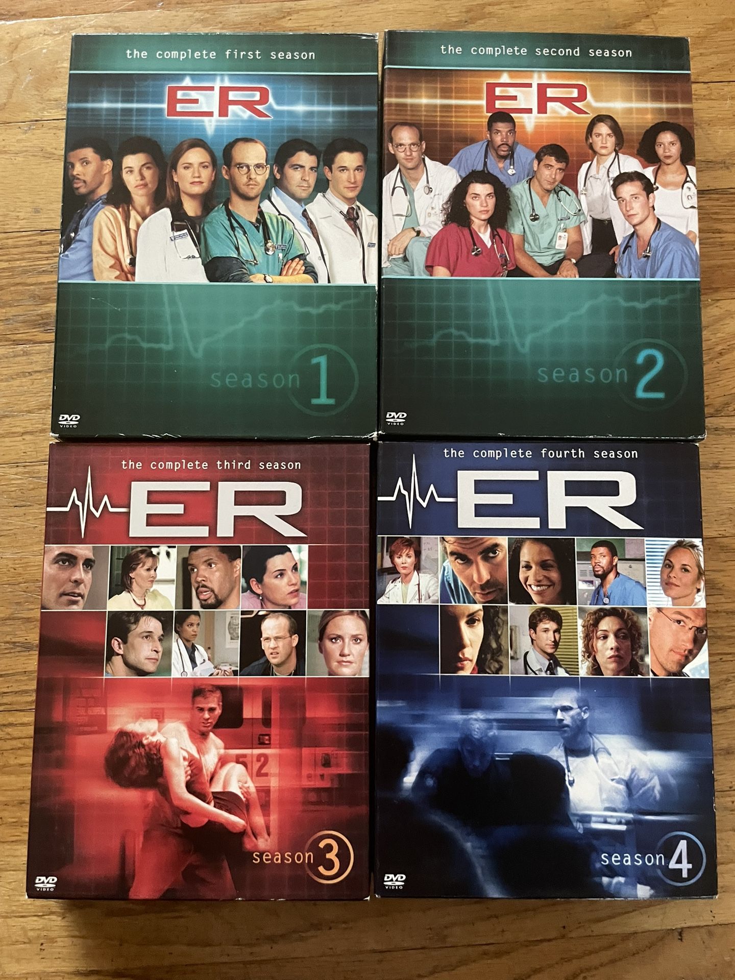 ER Seasons 1-4 DVD $5 Each