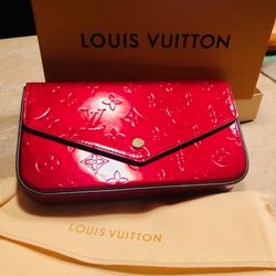 Louis Vuitton Red Felicie