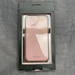 Kate Spade New York Apple iPhone 11 Protective Hardshell Case Pink Glitter Sparkle