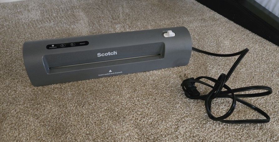 Laminating Machine SCOTCH TL901X & 200 Pouches