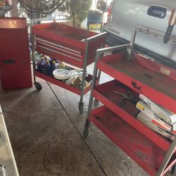 SNAP ON CART / TOOL BOX / TOOLS 