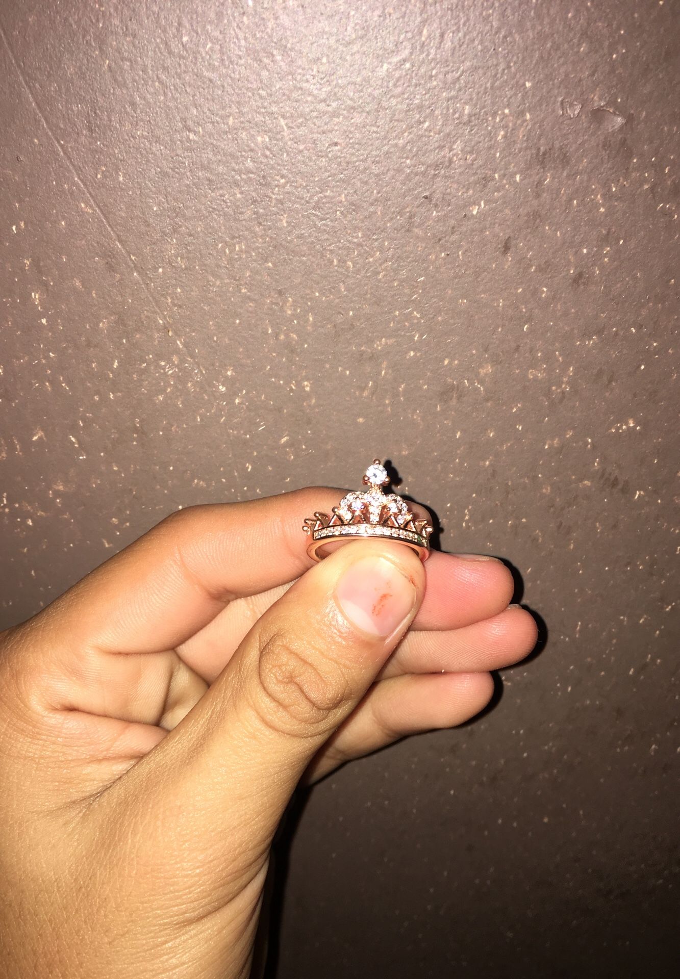 Crown Ring, Rose Gold