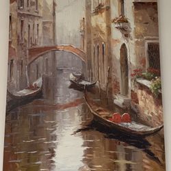 Painting of Venice - Canvas - Large & Gorgeous!